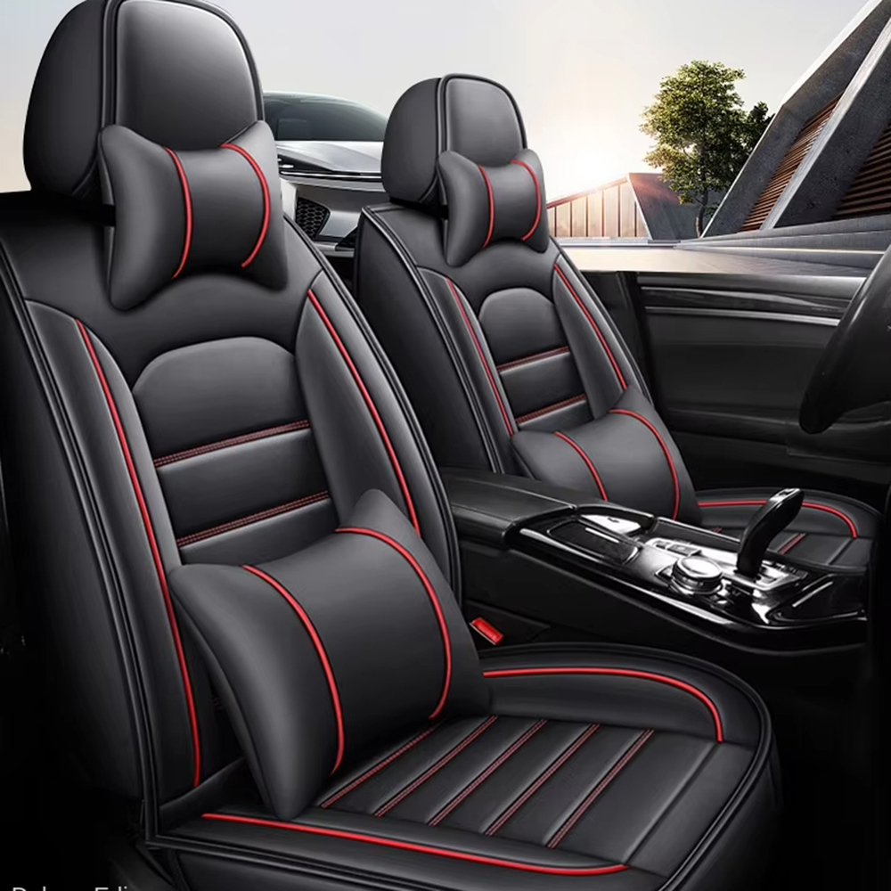 Sarung Jok Mobil Universal Kul - Leather Car Seat Covers Full Set Universal ulasan dan harga