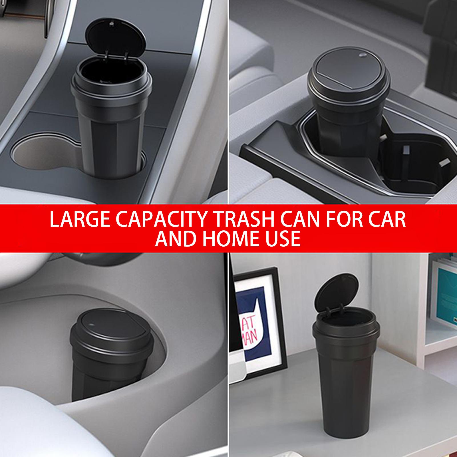 Tempat Sampah Mobil Tempat Gel - Waterproof Car Trash Can With Lid ulasan dan harga