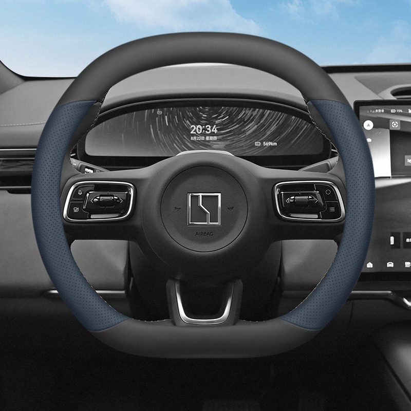 Untuk ZEEKR 7X 2024 2025 2026  - Car Steering Wheel Cover Anti Slip Breathable ulasan dan harga