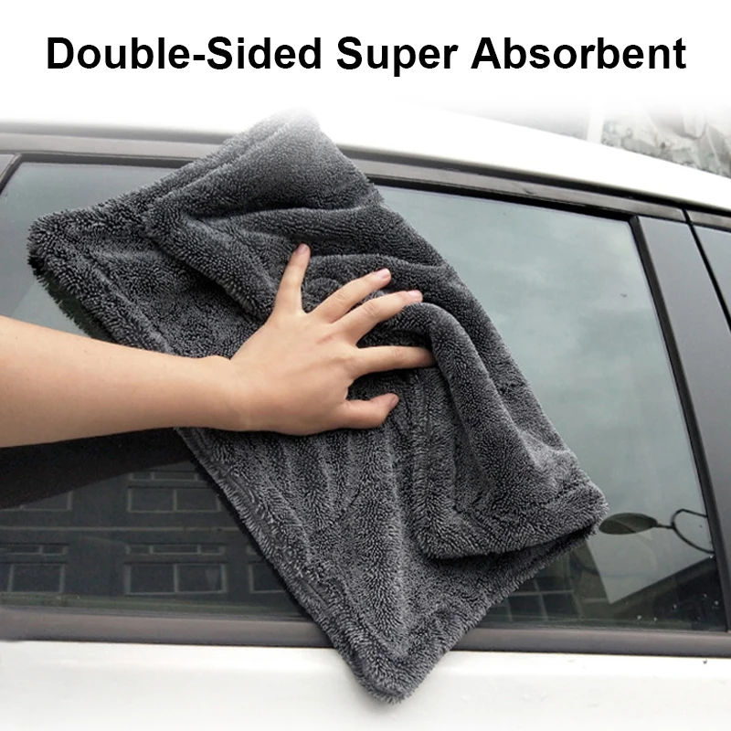 1-3 Buah Handuk Putar Serat Mi - Microfiber Car Drying Towel Super Absorbent ulasan dan harga