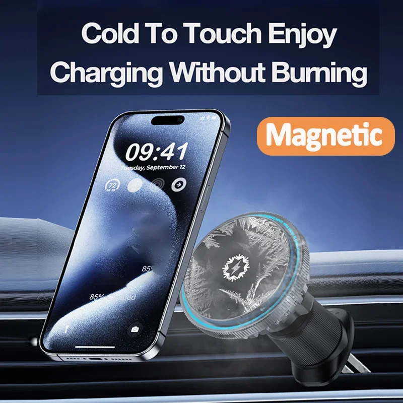 Pengisi Daya Nirkabel Magnetik - Wireless Car Charger Mount Fast Charging ulasan dan harga