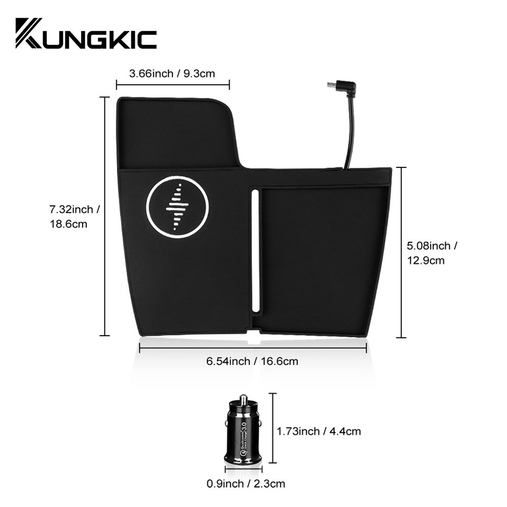 Dudukan Pengisi Daya Cepat Nir - Wireless Car Charger Mount Fast Charging ulasan dan harga