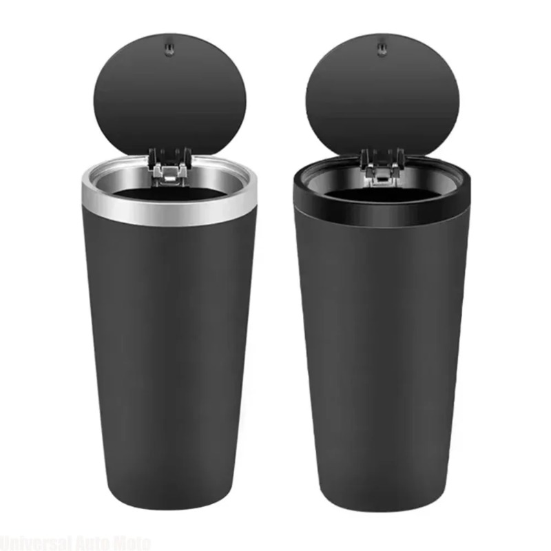 Tempat Sampah Mobil Mini ABS A - Waterproof Car Trash Can With Lid ulasan dan harga