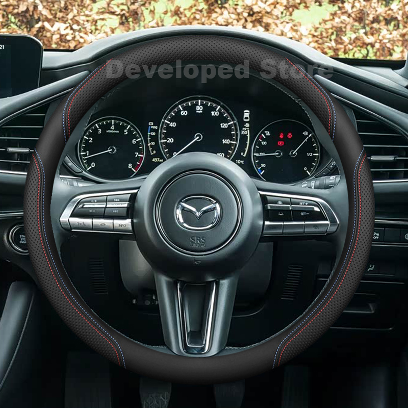 Sarung Setir Mobil Untuk Mazda - Car Steering Wheel Cover Anti Slip Breathable ulasan dan harga