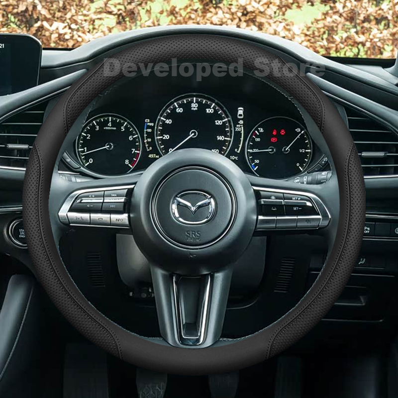 Sarung Setir Mobil Untuk Mazda - Car Steering Wheel Cover Anti Slip Breathable ulasan dan harga