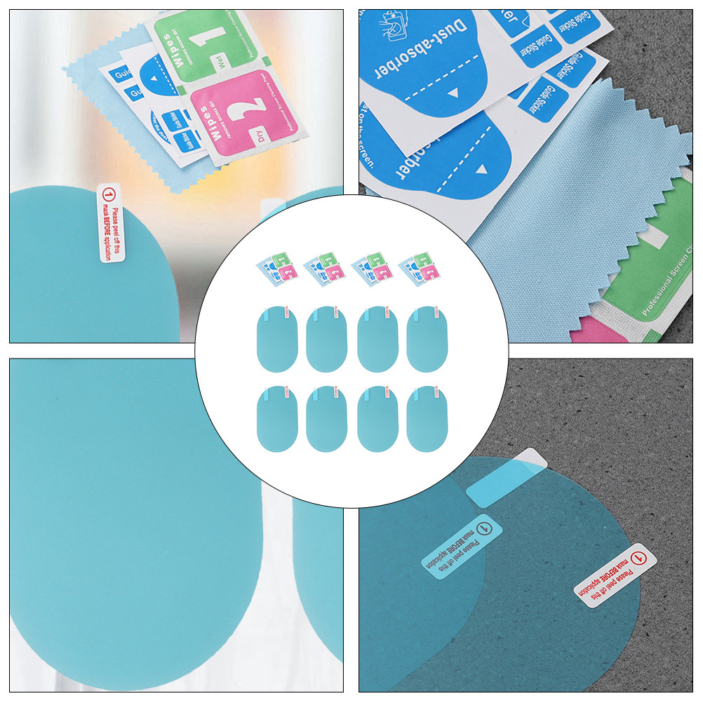 4 Pasang Stiker Pelindung Anti - Anti Glare Car Rearview Mirror Film ulasan dan harga