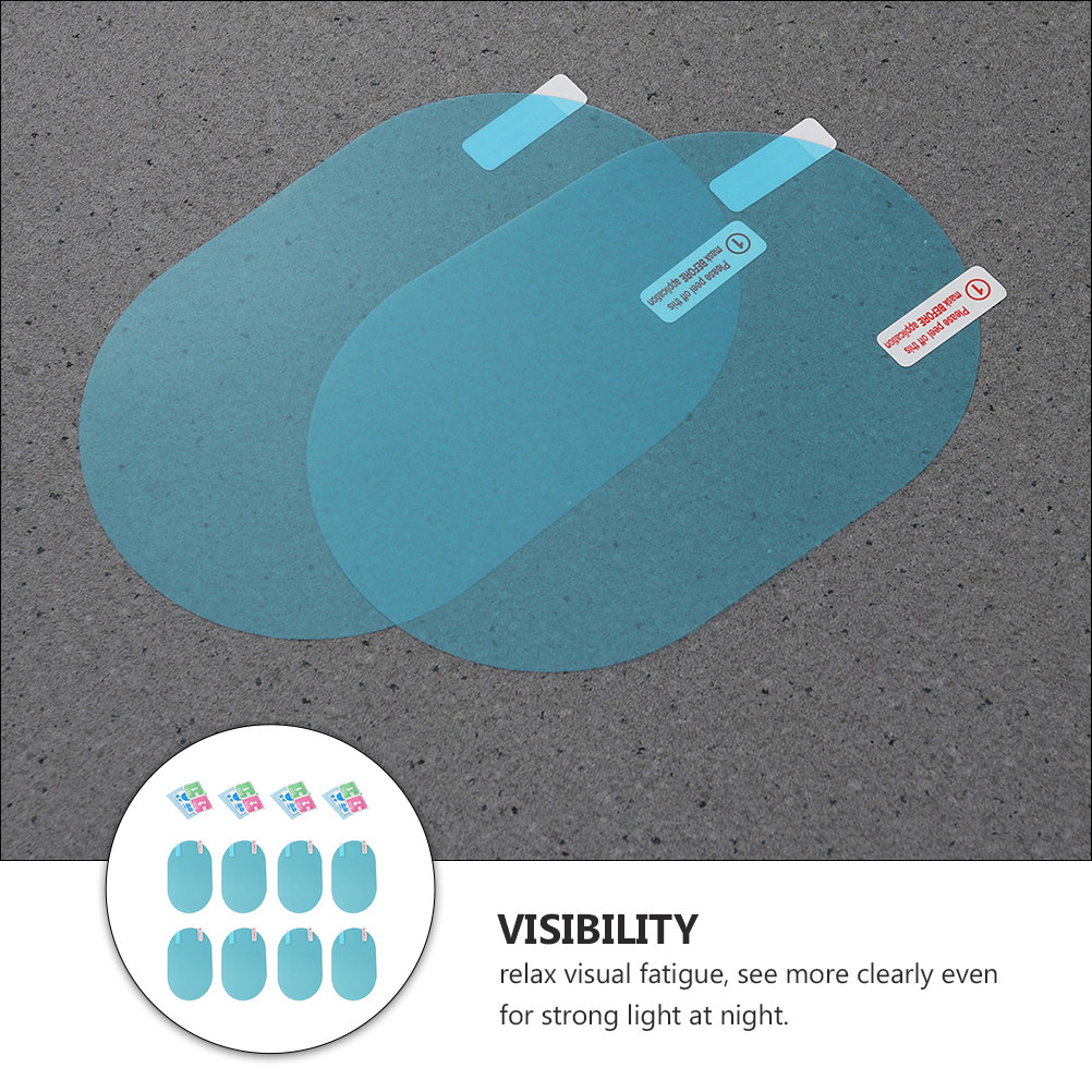 4 Pasang Stiker Pelindung Anti - Anti Glare Car Rearview Mirror Film ulasan dan harga