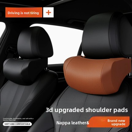 Bantal Leher Mobil Busa Memori - Memory Foam Car Neck Pillow Lumbar Support ulasan dan harga