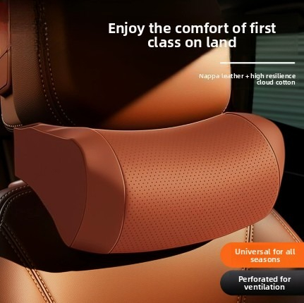 Bantal Leher Mobil Busa Memori - Memory Foam Car Neck Pillow Lumbar Support ulasan dan harga