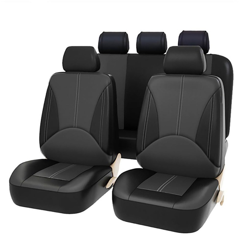 Sarung Jok Mobil Kulit PU Hita - Leather Car Seat Covers Full Set Universal ulasan dan harga